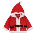 thumbnail image 2 of LWNYDPLSD Hawaiian Christmas Shirt Cute Sweatshirts for Teens Girls Sweatshirt Size 10-12 Girls' Blouses & Button-down Shirts Clothes Baby Clothes, Red 3-4 Years, 2 of 8