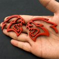 thumbnail image 4 of 3d Metal Hellcat Car Logo Door Fender Side Stickesr Badge Decoration Rear Trunk Emblem Sticker For Dodge Challenger Jeep, 4 of 5