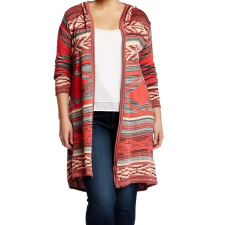 Ceny - Ceny NEW Pink Tribal Print Womens Size 1X Plus Cardigan Sweater ...