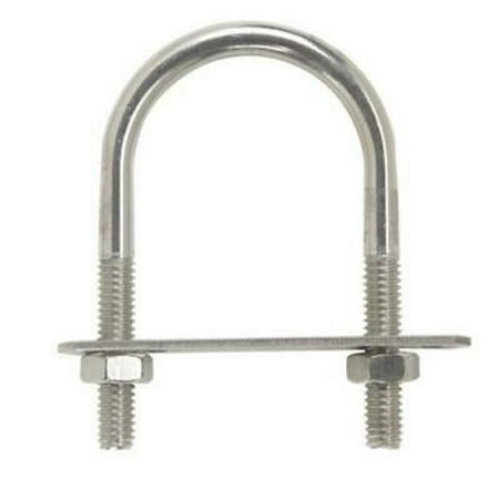 

1pk Hampton 02-3450-210 U-Bolt 1.75X3x5/16 - Stainless Steel