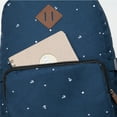 thumbnail image 5 of KAUKKO Stylish Oxford Fabric Backpack Travel Rucksack lightweight Hiking Bag Satchel, 5 of 5