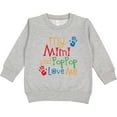 thumbnail image 2 of Inktastic Mimi and Poppop Love Me Toddler Sweatshirt, 2 of 4