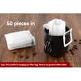 thumbnail image 3 of 50 PCS Portable Coffee Filter Paper Bag Hanging Ear Side Drip Coffee Bag Disposable Portable Drip Coffee Filters Bag, 3 of 9
