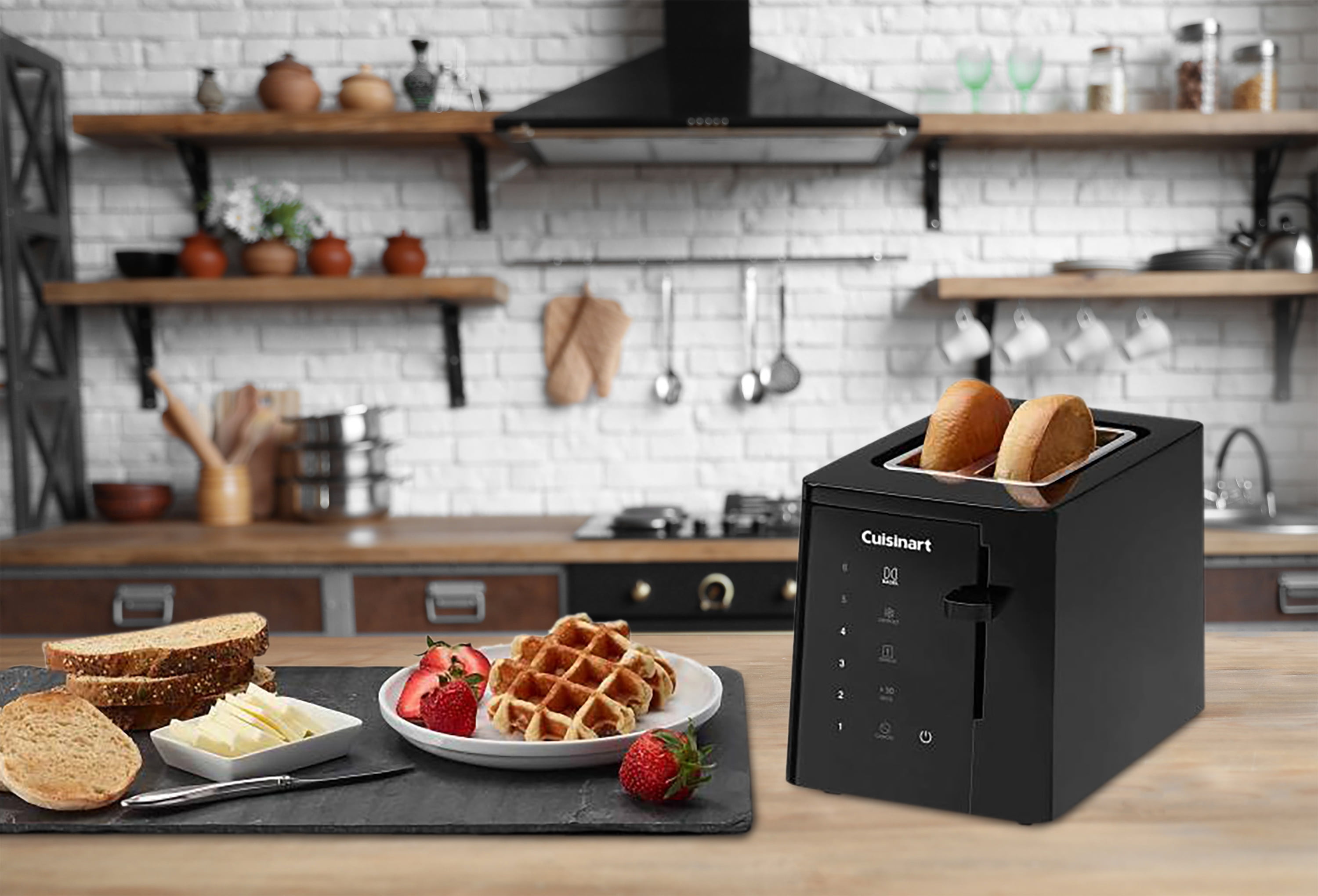 【新品 未使用】Cuisinart ブラック トースター 人気色ブラック 新品 未使用】Cuisinart ブラック トースター 人気色ブラック