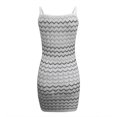 thumbnail image 5 of Moda mujer verano Patchwork casual cuello redondo sin mangas vacaciones Cami Mini vestido Fridja  yut3458, 5 of 5