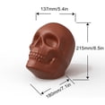 thumbnail image 3 of 5.4*7.1*8.5 Inch Extra Large Silicone Skull Cake Mold Haunted Skull Baking Cake Pan for Halloween and Birthday Party, 3 of 9