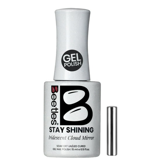 Beetles Stay Shining Collection Salon-Quality Gel Polish- 0.51 fl oz -Iridescent Cloud Mirror