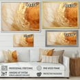 thumbnail image 4 of Designart "Lush Vortex In Copper And Gold" Abstract Spirals Floater Framed Wall Decor, 4 of 5
