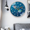 thumbnail image 2 of Wall Clock Gold Frame Silent Analog for Living Room frame Wall Children's Room StyleC, 2 of 9