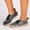 Black, variant on YOUYEDIAN Sneakers for Women Fashion Color Block Comfy Slip On Casual Flats Versatile Round Toe Walking Shoes