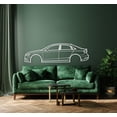 thumbnail image 2 of LaModaHome 2015 A3 Sedan Metal Silhouette Wall Art, 2 of 5