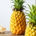 thumbnail image 4 of Frutas de artificiales Frutas artificiales realistas de plástico decorativas para jarrón de accesorios fotográficos Zulema Pantalla artificial de piña, 4 of 8