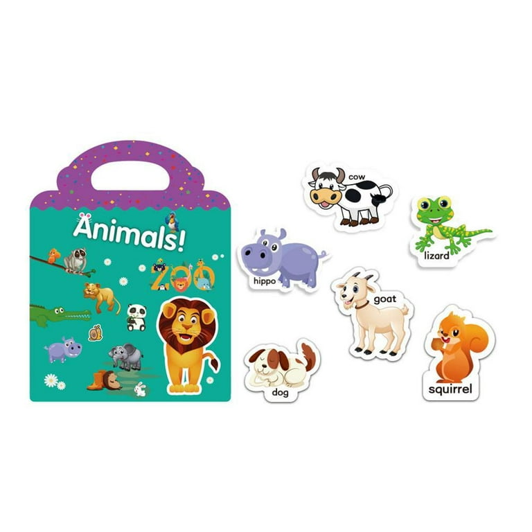 Reusable Sticker Book for Kids (Farm, Ocean Animals, Insects, Body) – My  Store