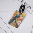 thumbnail image 5 of Luggage Tags for Suitcases, Bluebird Blossom Elegance Leather Bag Luggage Tags ID Label Tags Privacy Protection Travel Bag Labels, 5 of 6