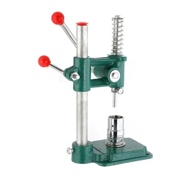 Button Maker Manual Cloth Buckle Fabric Covered Button Machine Button Mould Dies Hand Press DIY Tool ,Beginner-Friendly