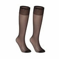 thumbnail image 3 of BLOCLOALO 5 Pc Short Socks Women Calf Socks 5 Pairs of Women's Silk Thigh High Socks Nylon Socks forWomen Tights Knee High Socks forBoots Comfortable Thin Socks Breathable Socks Black One Size, 3 of 4