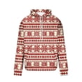 thumbnail image 4 of GuangCheng Mens Christmas,Ugly Printed,Hooded Sweatshirts,Drawstring,Drop Shoulder,Thick Warm Coats,Pullover Hoodies, 4 of 5
