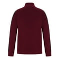 thumbnail image 4 of UVEASISHA Knitted Sweatshirt for Men Half Zip Stand Collar Vintage Pullover Sweaters Cable Knit Casual Color Block Sweater Tops Winter Clothes Fall Savings Wine M, 4 of 6
