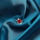 thumbnail image 4 of Anillo de oro con forma de rosa y flor roja y rosa, anillos abiertos para mujeres y niñas, 4 of 5