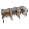 thumbnail image 2 of OFM RiZe 1 x 3 Privacy Workstation Unit in Gray and Cherry, 2 of 7