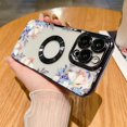 thumbnail image 2 of SaniMore Case for Lenovo Tab M10 Plus 3rd Gen 10.6 inch 2022 TB-125F/128F, Auto Wake/Sleep Pen/Card Holder Stand Dual Angle PU Leather TPU Back Color Painting Magnetic Protective Shell, Monkey, 2 of 2