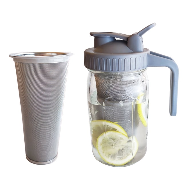 Cold Brew Filter,Cold Brew Coffee Filter,Mason Jar Lid for Coffee Strainer Coffee Cold Brew Maker for 86mm Mason Jars 2