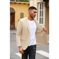 thumbnail image 6 of COOFANDY Mens Blazer Jacket Slim Fit Casual Suit Jacket 2 Button Lightweight Summer Sport Jacket, 6 of 10