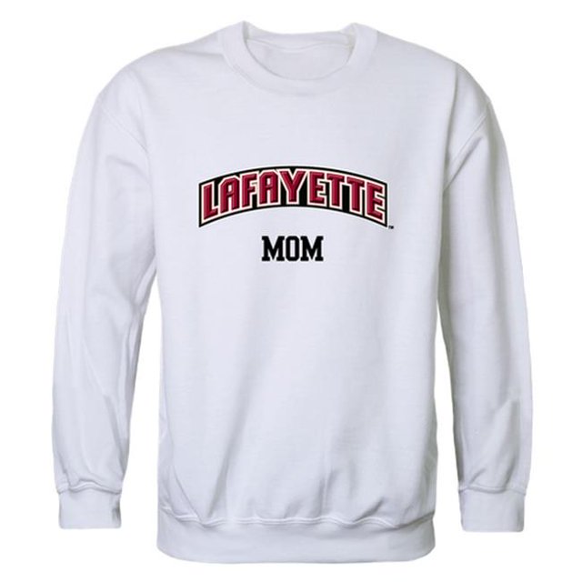W Republic 564-323-WHT-04 Lafayette College T-Shirt Col Rond pour Femmes Maman, Blanc - Extra Large