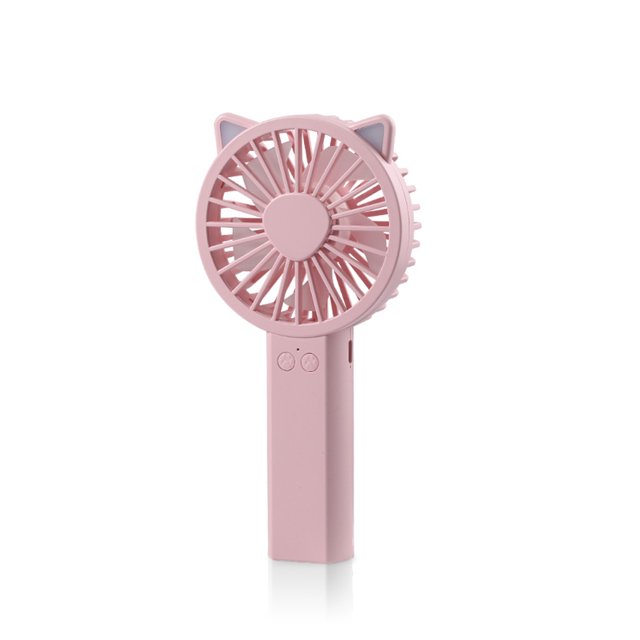 Bearachild Ventilador de mano, 3 modos, refrigeración por aire eléctrica recargable ajustable con luz nocturna, ventilador portátil de verano para Accesorios para electrodomésticos Rosa Bearachild HA059940-02B