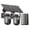 Gray, variant on Conico 2-Camera Wireless Security Camera System with Base Station, No Monthly Fee, Outdoor Security Camera Wireless, 2K 360° View, Solar Powered, Night Vision, Home Surveillance Cameras
