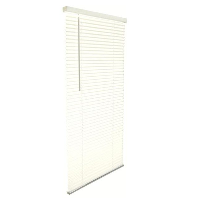 1 in. Vinyl Cordless Blinds, Alabaster - 63 x 64 in.