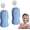 Blue*2, variant on Magic Exfoliating Bath Sponge, Magic Exfoliating Body Scrubber, 3D Super Soft Magic Exfoliating Brush, Remover Dead Skin for Body and Face (Gray*2)