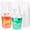 Clear, variant on 15 Set 34oz Clear Plastic Drink Buckets with Lids and Straws Disposable Iced Coffee Cups Rum Buckets for Cocktail Parties Smoothie Cup Bulk with Handles for Beach Pool Party Supplies