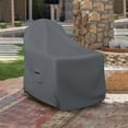 thumbnail image 6 of COVERS&ALL Adirondack Chair Cover, 12 Oz Waterproof UV & Weather Resistant All Season Protector, Outdoor Furniture Cover with Air Vent & Drawstrings (34" W x 40" D x 36" H, Grey), 6 of 6