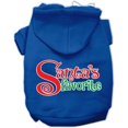thumbnail image 1 of Santas Favorite Screen Print Pet Hoodie Blue Xs (8), 1 of 1