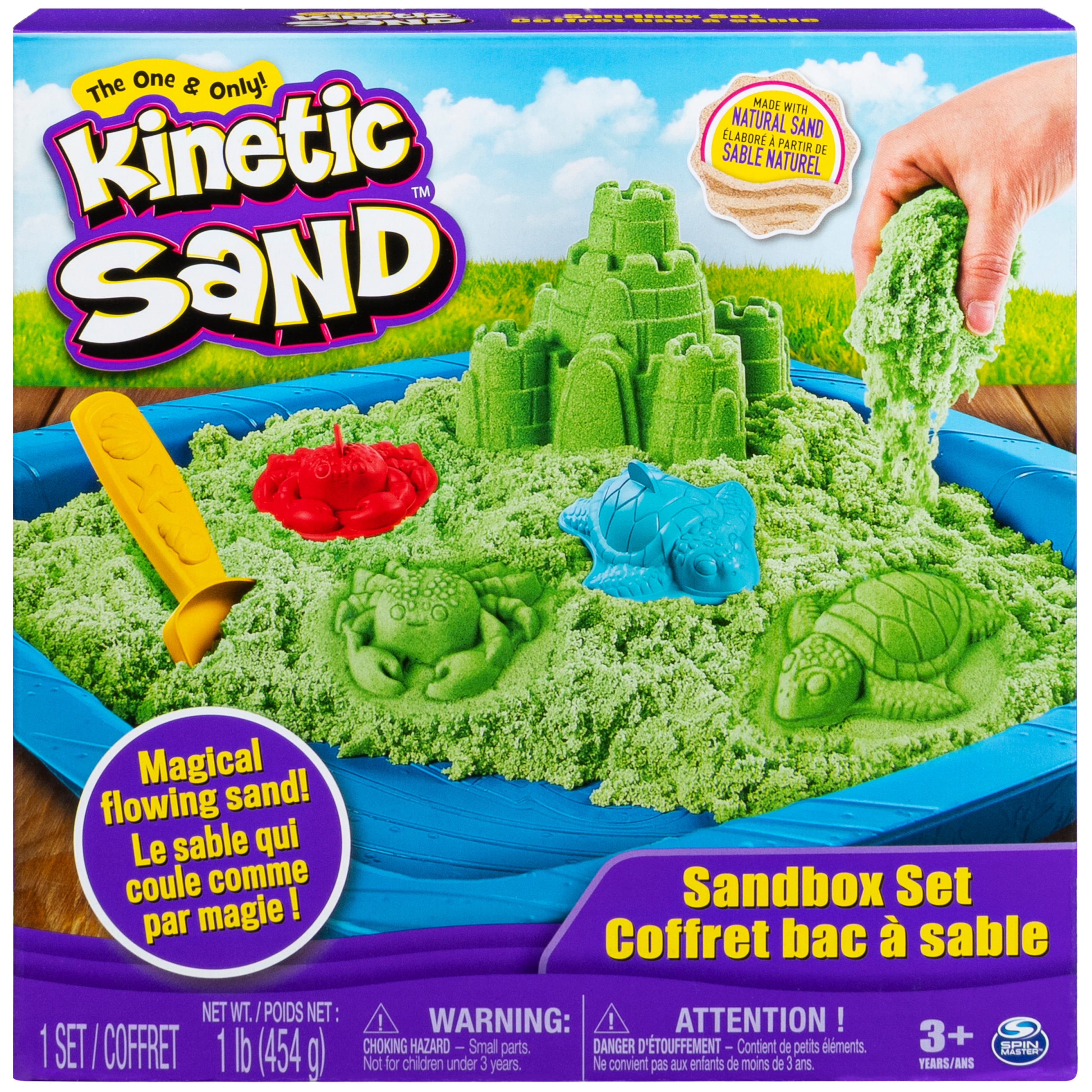 Kinetic Sand The One and Only 3lbs Beach Sand for Ages 3 and Up 
