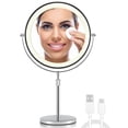 thumbnail image 1 of Espejo de Maquillaje OMIRO LED de 8.5" Doble Cara 3X/10X Plata, 1 of 6