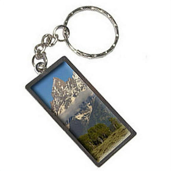Grand Teton National Park Wyoming Keychain Key Chain Ring