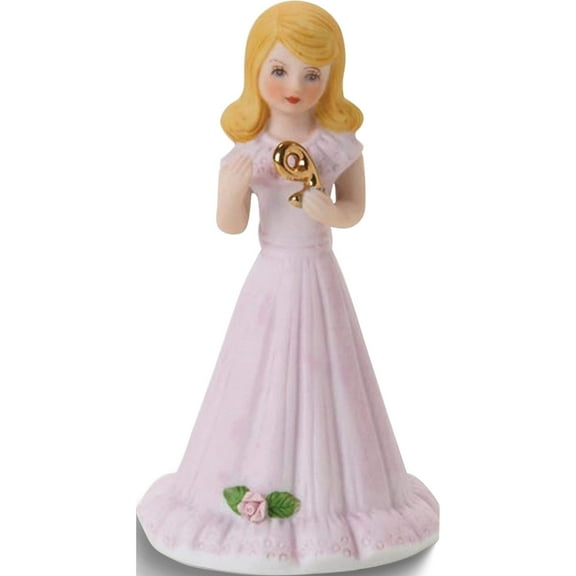 Fashion Blonde Age 9 Porcelain Figurine (3 X 3) Made In China gl636