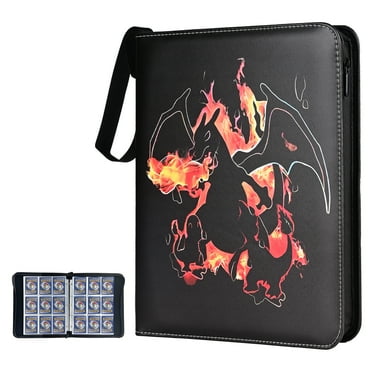 9 Pocket Card Binder,720 Double Sided Pocket PU Collection Binder,Waterproof Trading Card Album Holder,Zip Card Folder for YuGiOh, MTC, TCG, Game Cards & Sports Cards