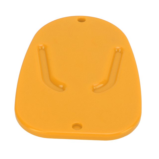 Motorcycle Side Support Plate, Skidproof Durable Stable Compact Sturdy Motorcycle Kickstand Pad For Motorbike Orange