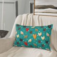 thumbnail image 6 of Fotbe Hens And Rooster Pillow Cases - Envelope Closure - Luxury, Extra Soft, Cooling Pillow Covers - Wrinkle, Fade, Stain Resistant-16"x24", 6 of 8