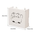 thumbnail image 3 of Ruiboury Wall Mount Router Box For Living Room Wifi Storage Hider Cord Management Container Desk Bedroom C, 3 of 6