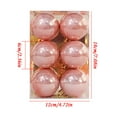 thumbnail image 3 of 12-Pack Christmas Ball Ornaments, Shatterproof Plastic Tree Decorations for Home Mall Window Display, Gift Box Set(Rose Gold), 3 of 3