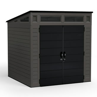 Suncast 7' x 7' Double-Wall Decorative Cascade Storage Shed