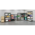thumbnail image 3 of Iron Horse 3800 Riveted Steel Shelving, 4-Shelf, 16Dx30Wx60H, Black, 3 of 6