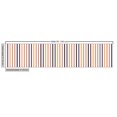 thumbnail image 3 of Ambesonne Abstract Fabric by the Yard Upholstery, Vertical Pattern Stripes, 5 Yards, Pale Rust and Multicolor, 3 of 5