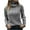 Gray, variant on Viikei Cardigan Sweaters for Women Plus Size Women Casual Fashion Pullover Long Sleeve Round-Neck Sweater