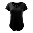 thumbnail image 4 of SNKSDGM Casual Easter Shirts for Women Shirts for Women Long Sleeve Button up Women's Casual Solid Color V Neck Regular T Shirt Top for Everyday Wear Going Out Tops for Women College Winter, 4 of 4