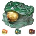 thumbnail image 2 of Chinese Tea Pet Lucky Toad Color-Changing Table Ornament Tea Tray Accessories, 2 of 8